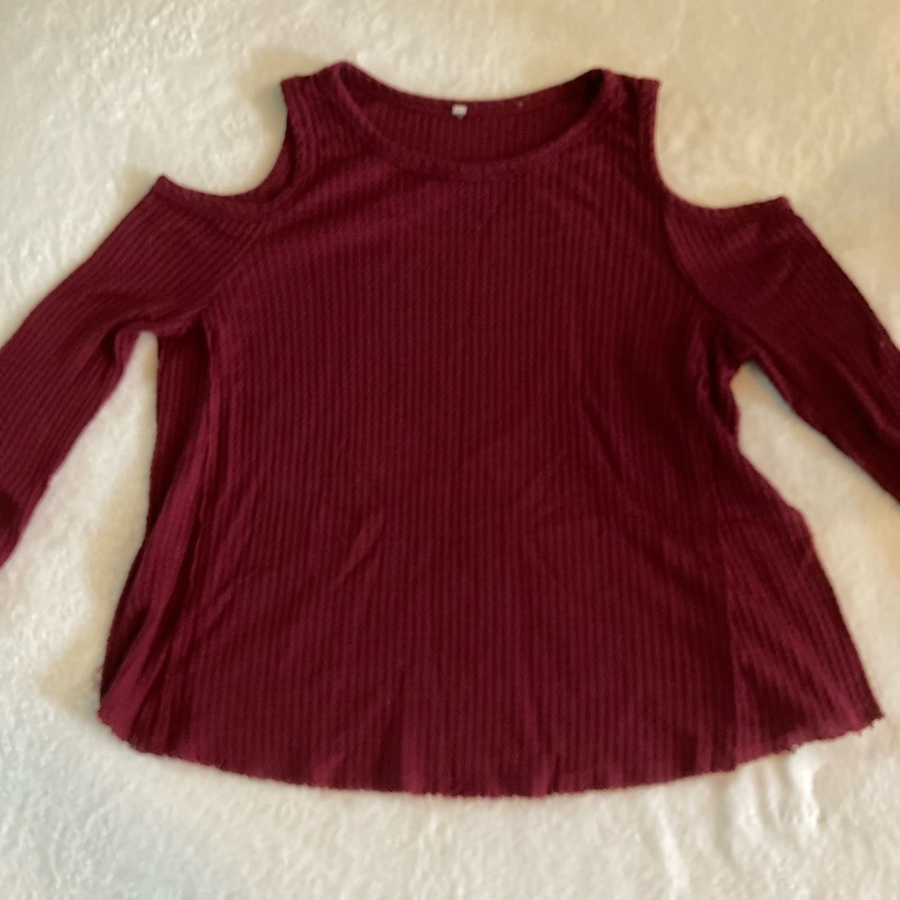 Waffle knit sweater!